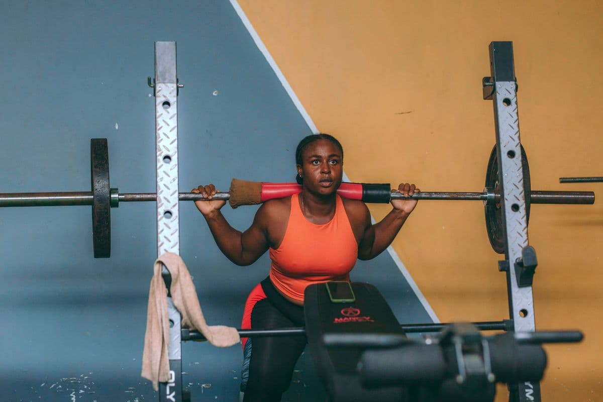 Strength training at Fitness Fortress